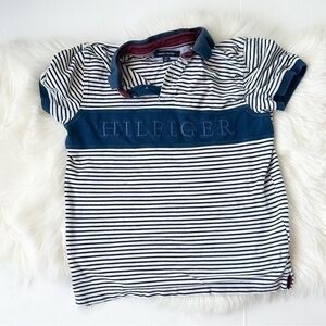 Tommy Hilfiger Slim Striped Logo Polo